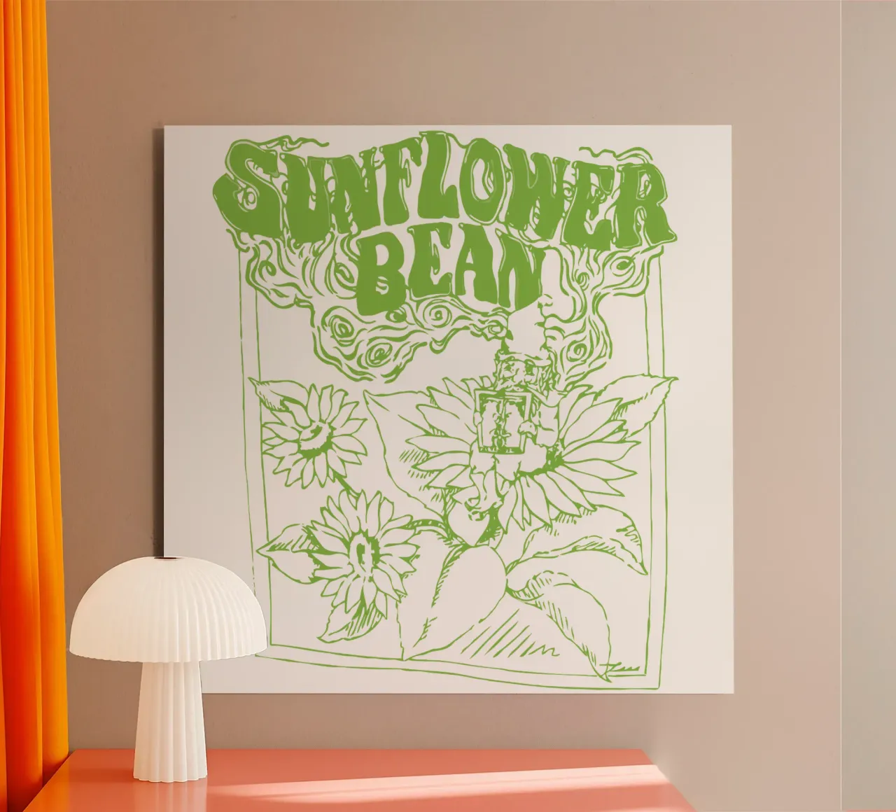 Sunflower Bean Right alluminio dibond da MR.A