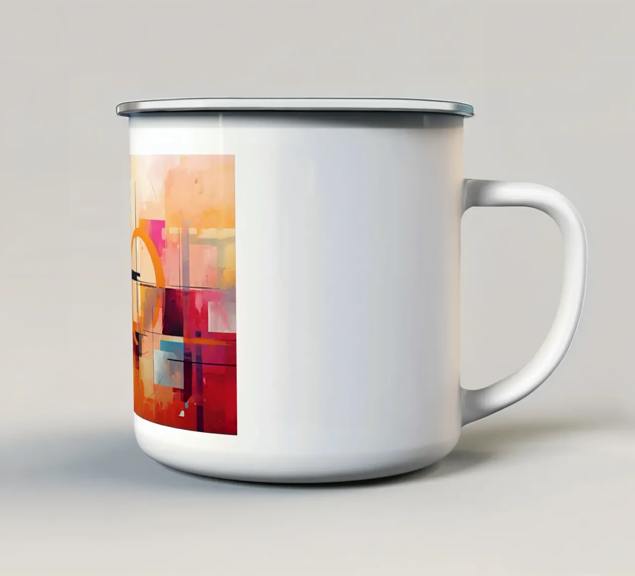 Arte da parete di Imagine tazza in smalto da Imagine