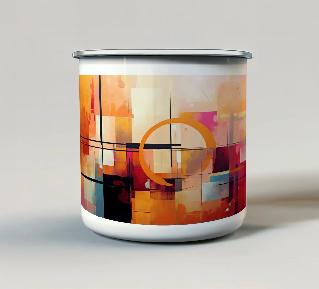 Arte da parete di Imagine tazza in smalto da Imagine