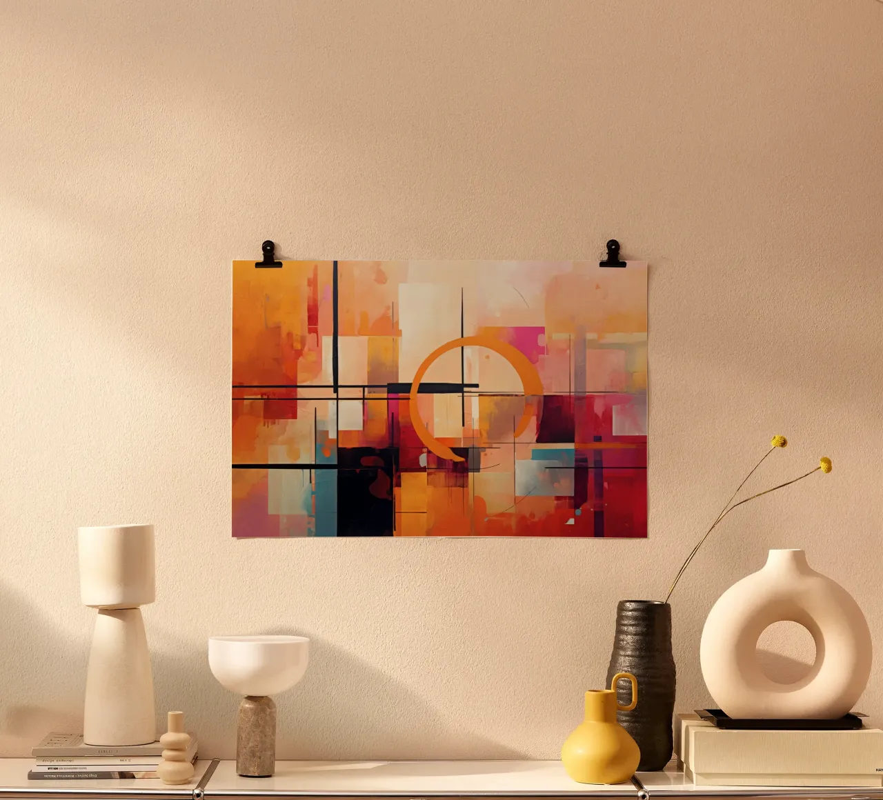 Arte da parete di Imagine poster con telaio in legno da Imagine