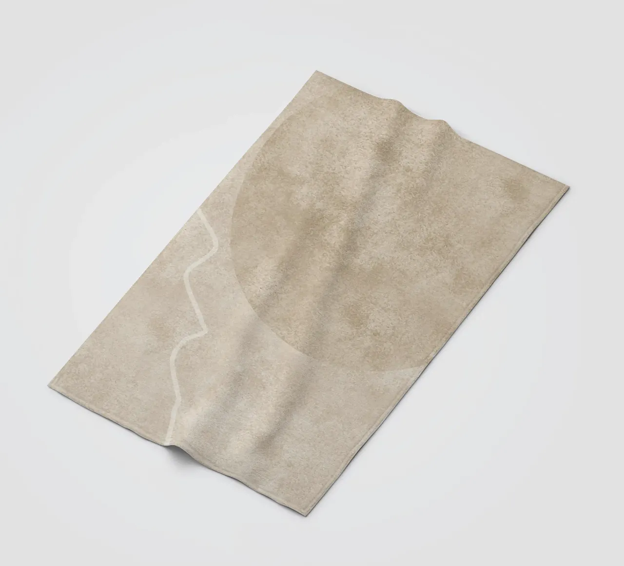 abstract boho texture coperta in pile da vintageshop