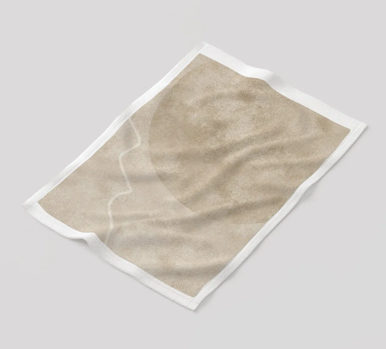 abstract boho texture coperta in pile da vintageshop