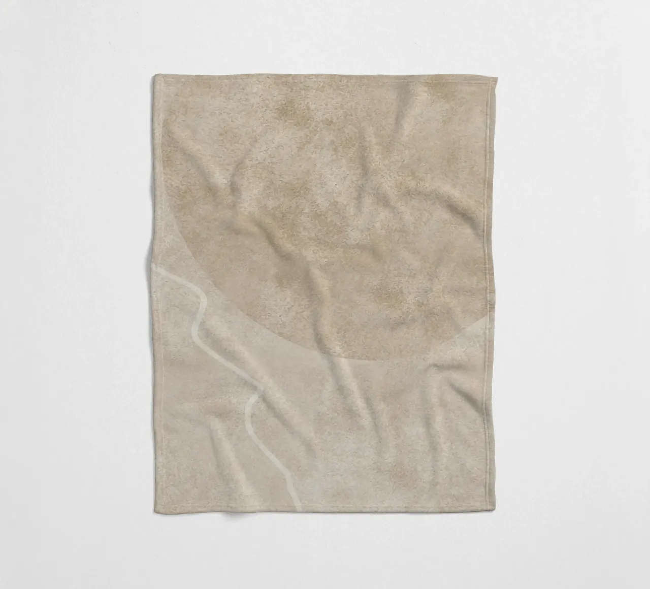 abstract boho texture coperta in pile da vintageshop