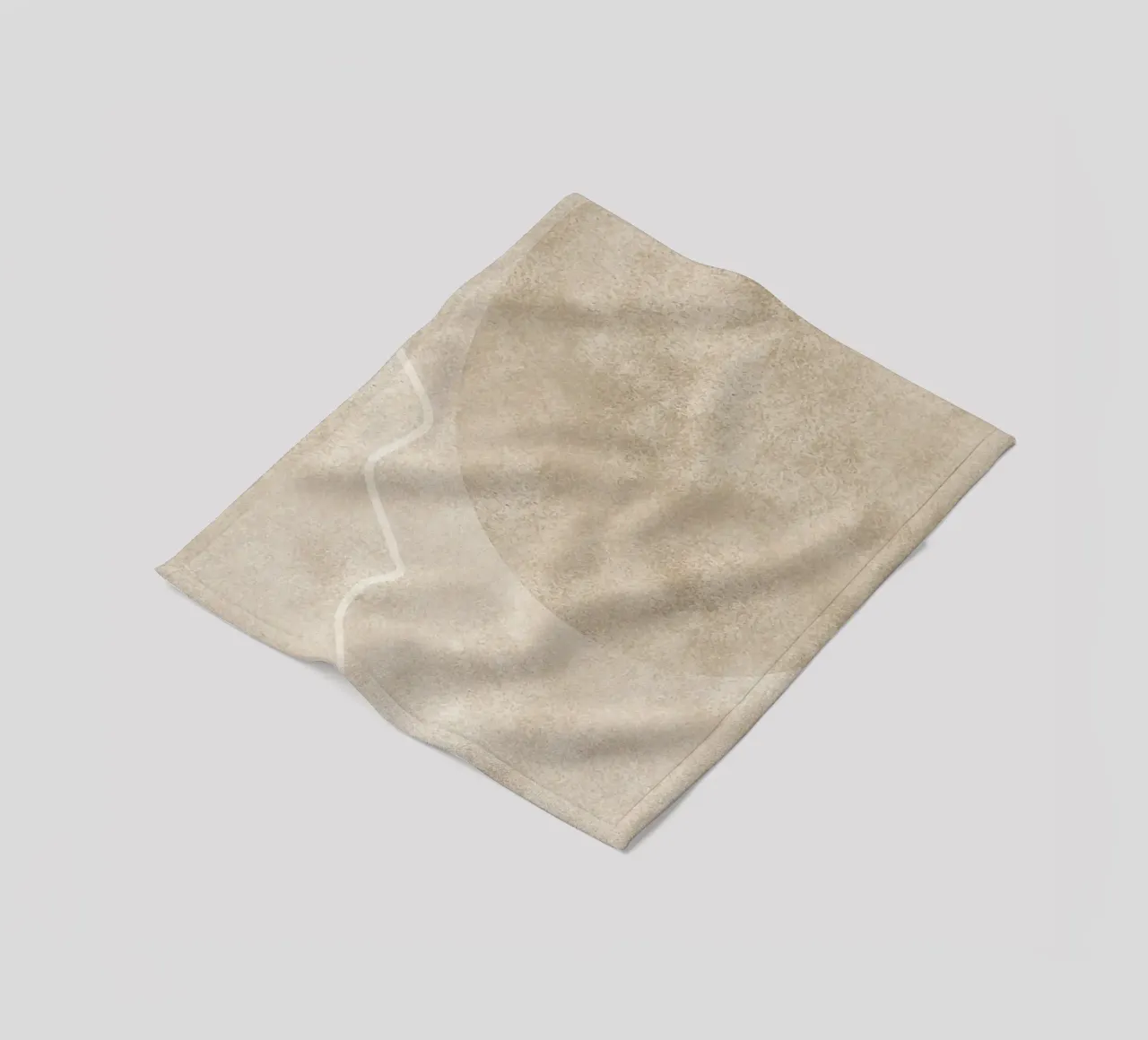 abstract boho texture coperta in pile da vintageshop