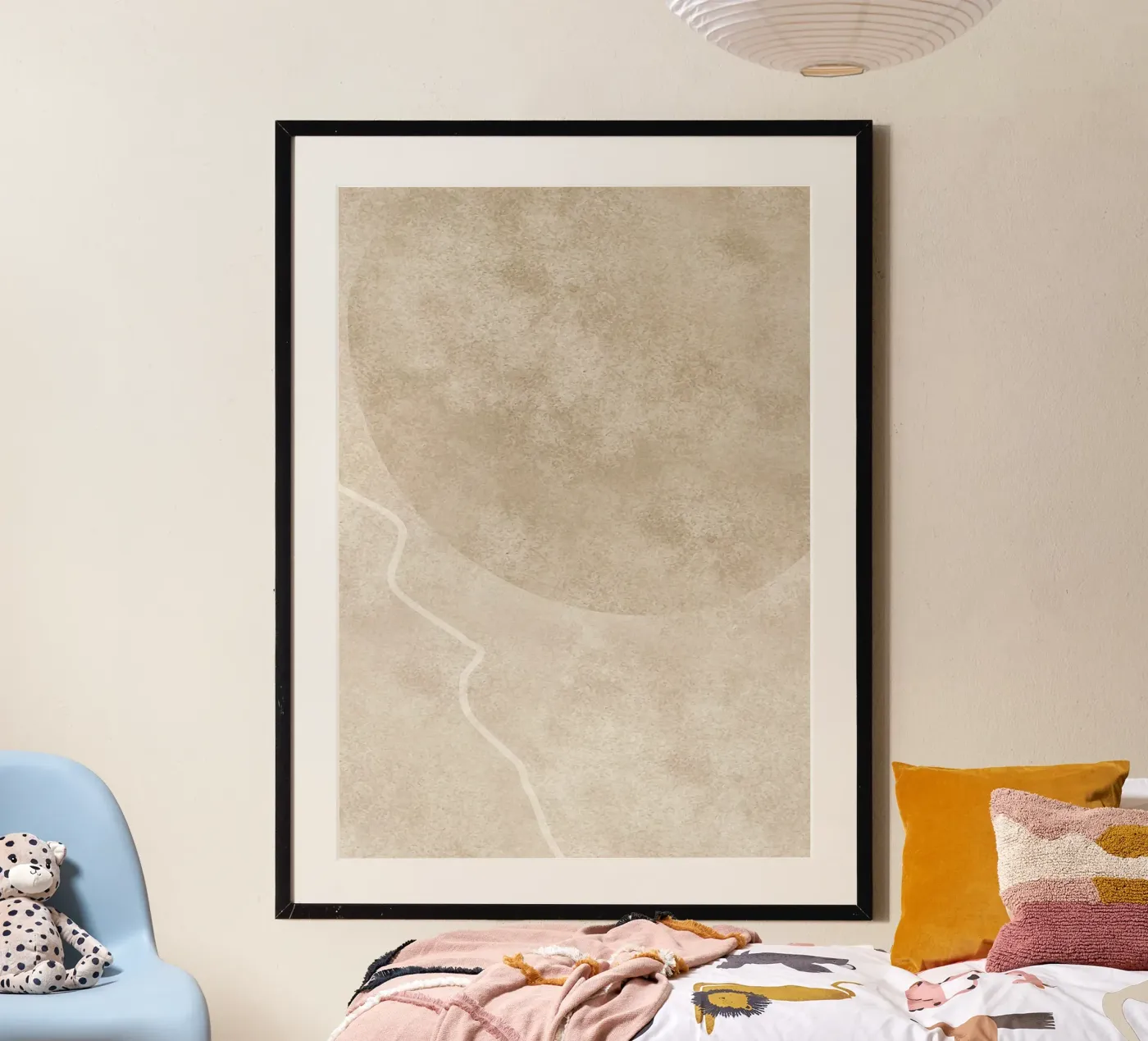 abstract boho texture poster van vintageshop
