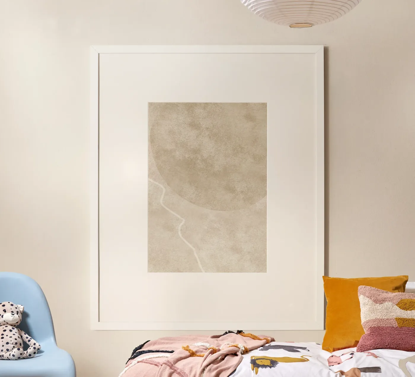 abstract boho texture poster van vintageshop