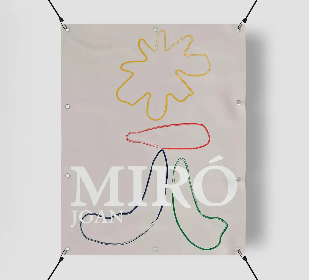 Joan Miro Arte moderna telo in pvc da Danielshop