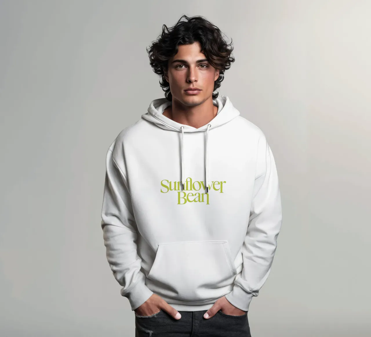 Sunflower Bean Typography felpa con cappuccio da MR.A