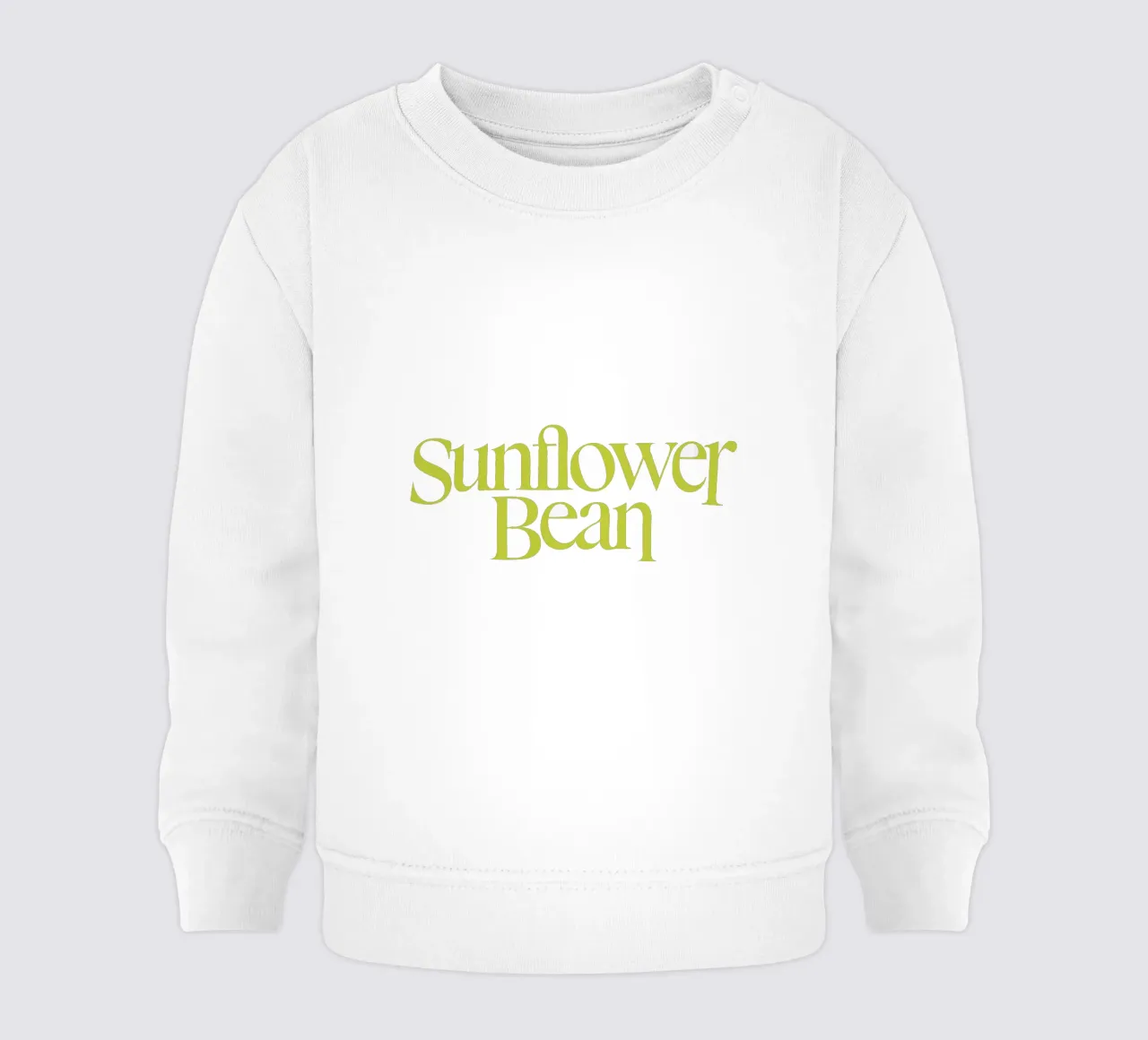 Sunflower Bean Typography sudadera de bebé de MR.A