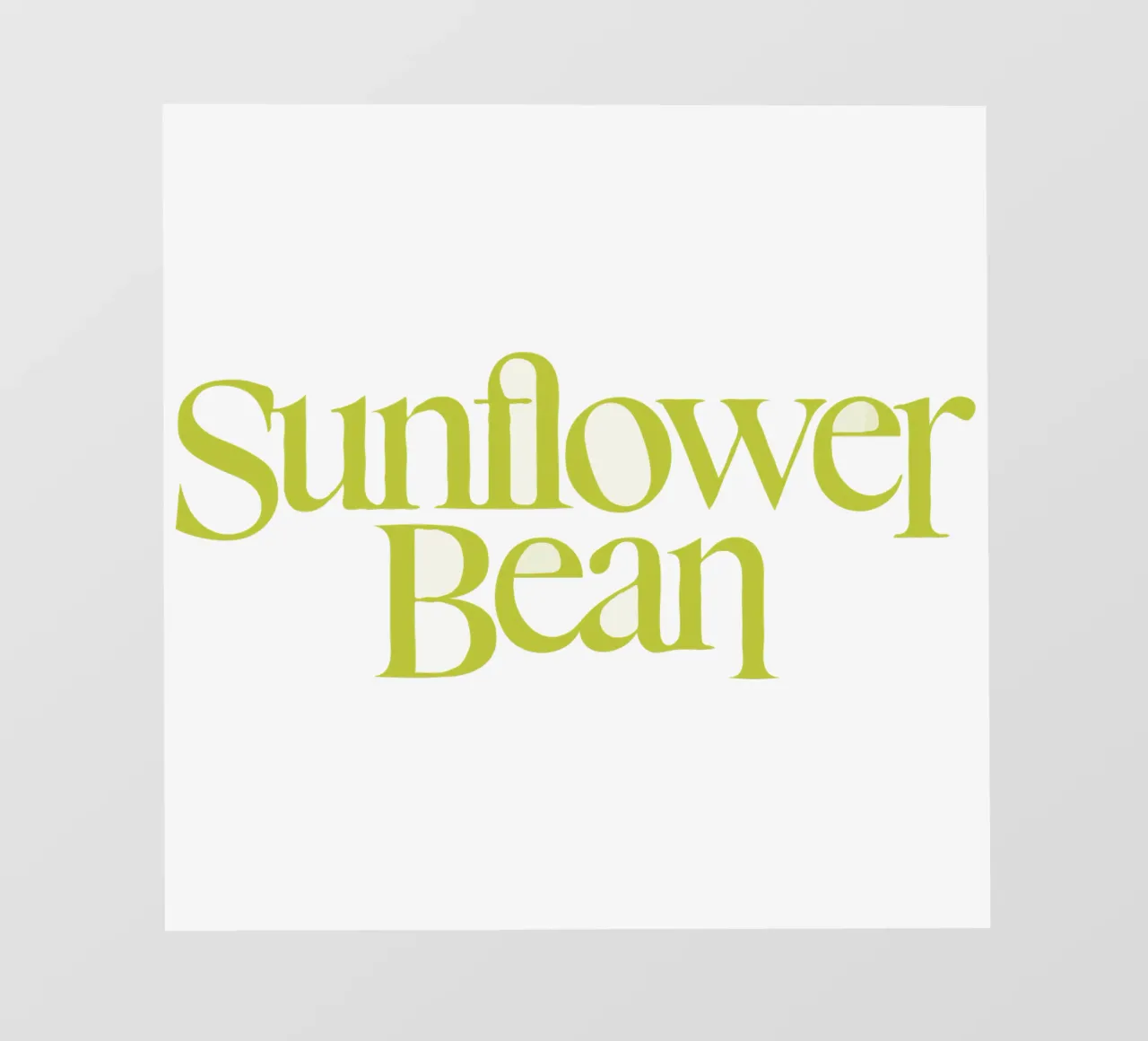 Sunflower Bean Typography pellicola backlit da MR.A