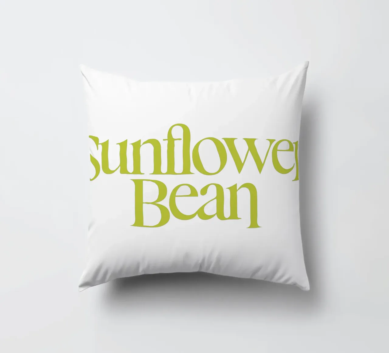 Sunflower Bean Typography cuscino da MR.A
