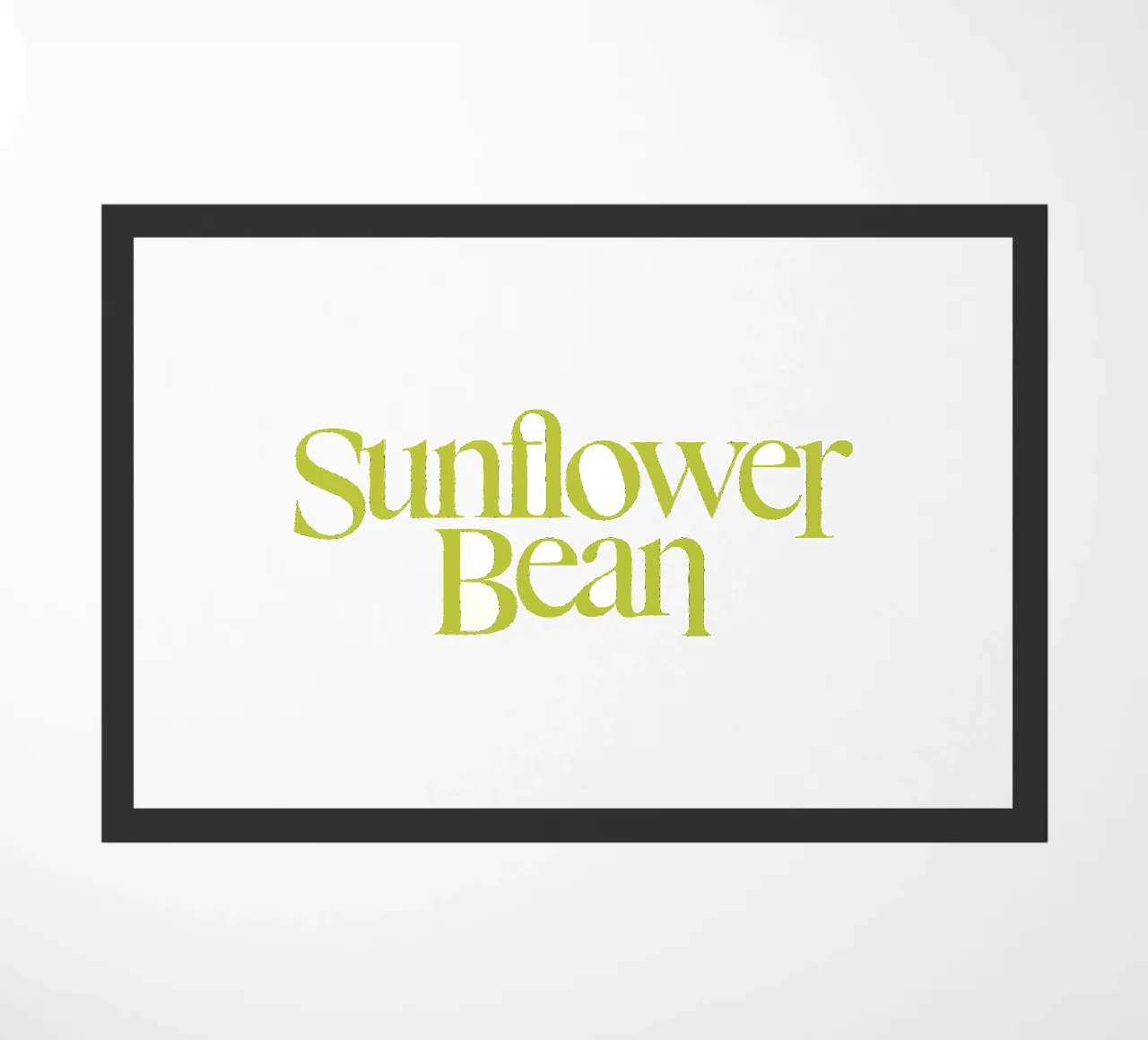 Sunflower Bean Typography felpudo de MR.A
