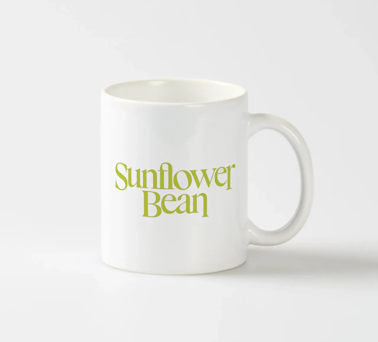 Sunflower Bean Typography ceramic mug by MR.A