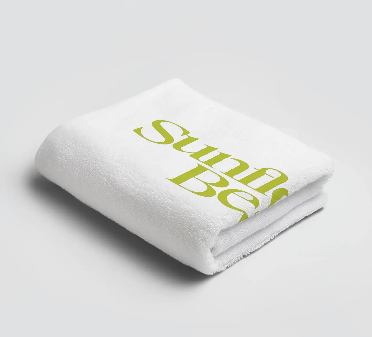 Sunflower Bean Typography asciugamano da bagno da MR.A