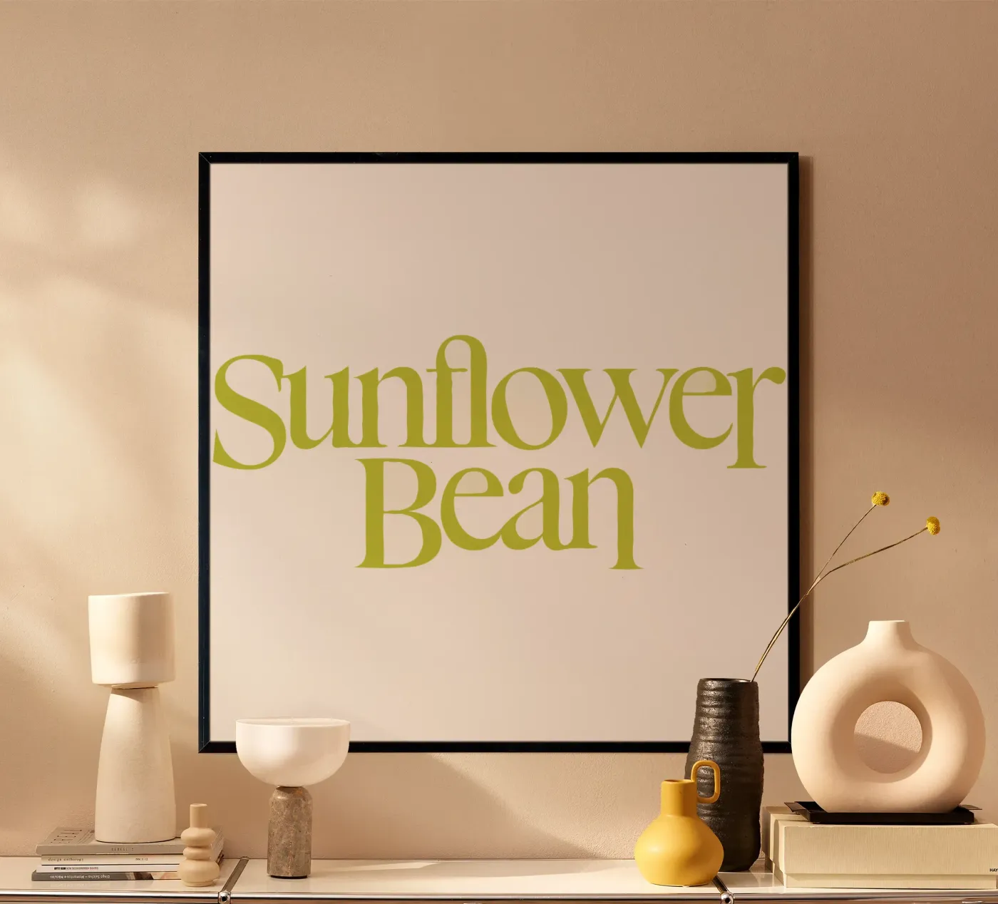 Sunflower Bean Typography poster da MR.A