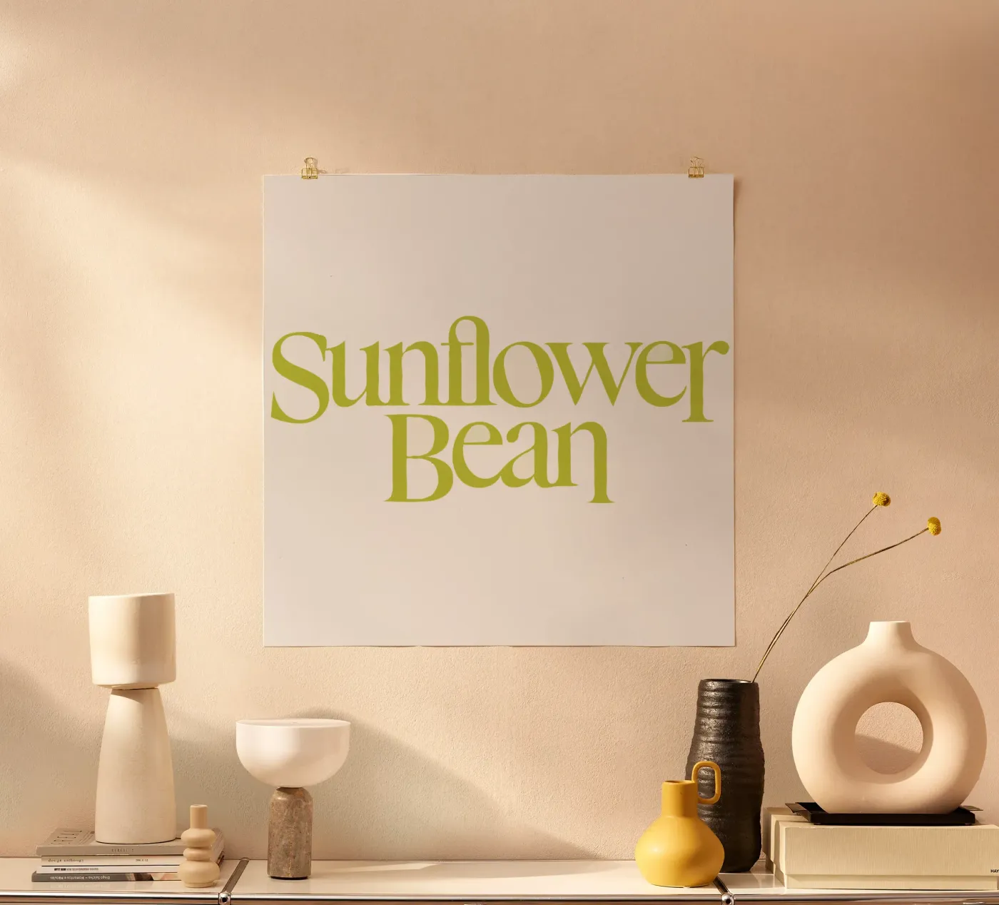 Sunflower Bean Typography poster da MR.A