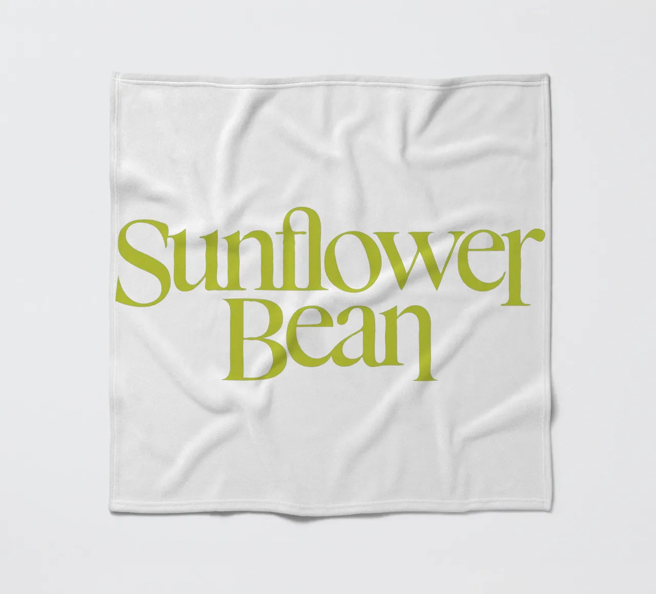 Sunflower Bean Typography coperta in pile da MR.A