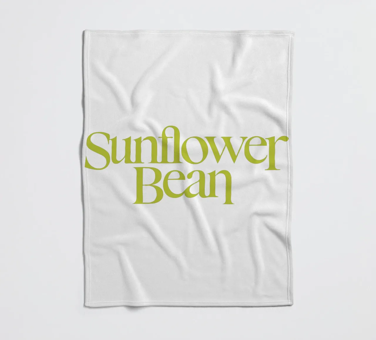 Sunflower Bean Typography coperta in pile da MR.A