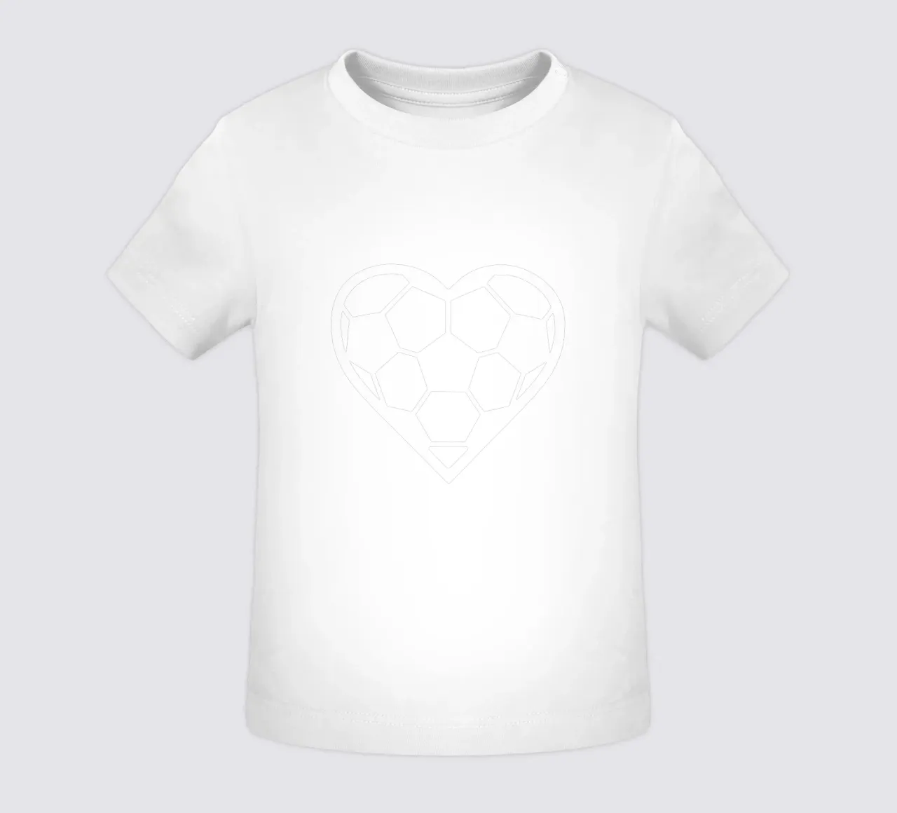 Cuore di calcio maglietta neonato da LucernePictures