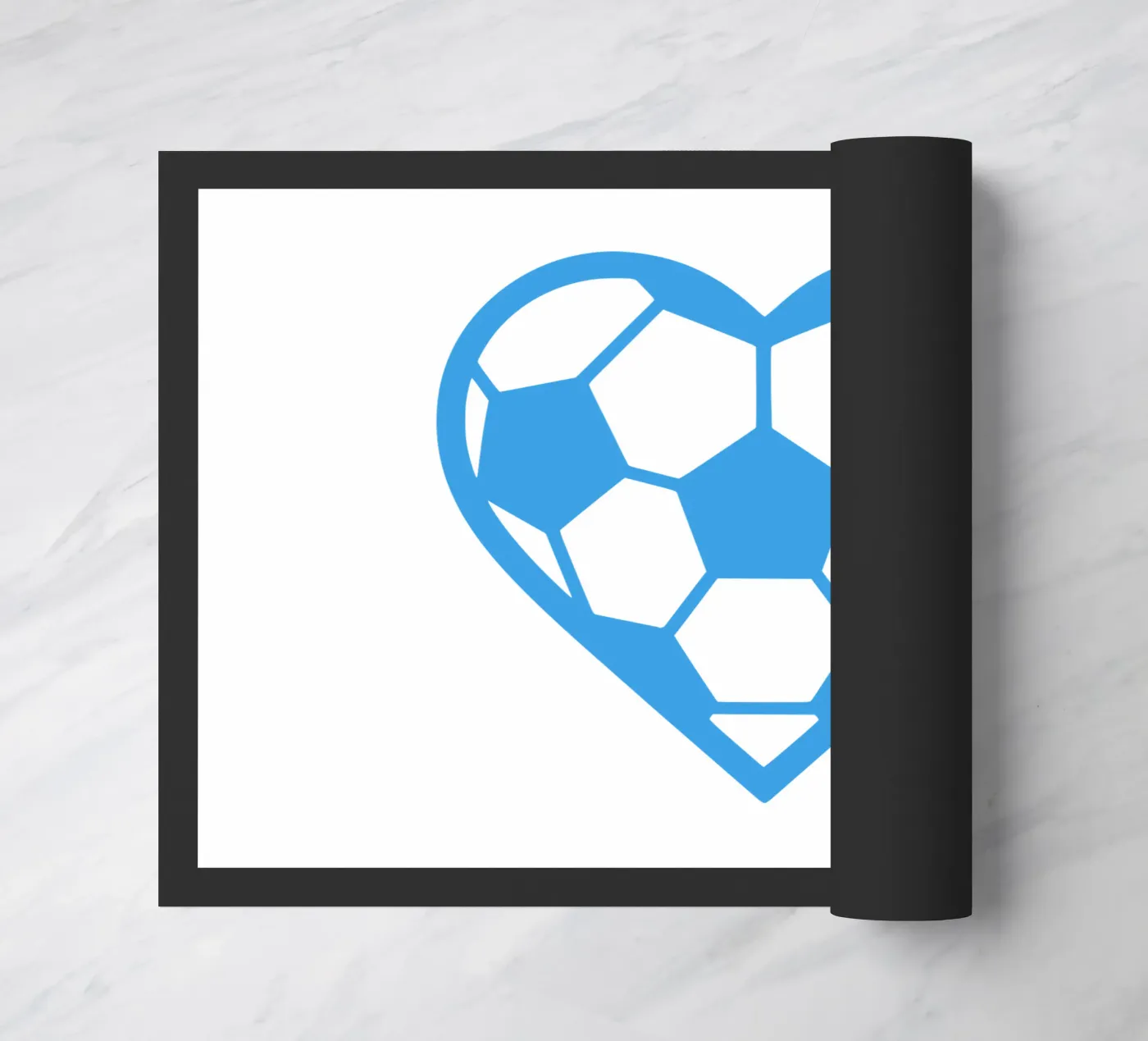 Cuore di calcio zerbino da LucernePictures