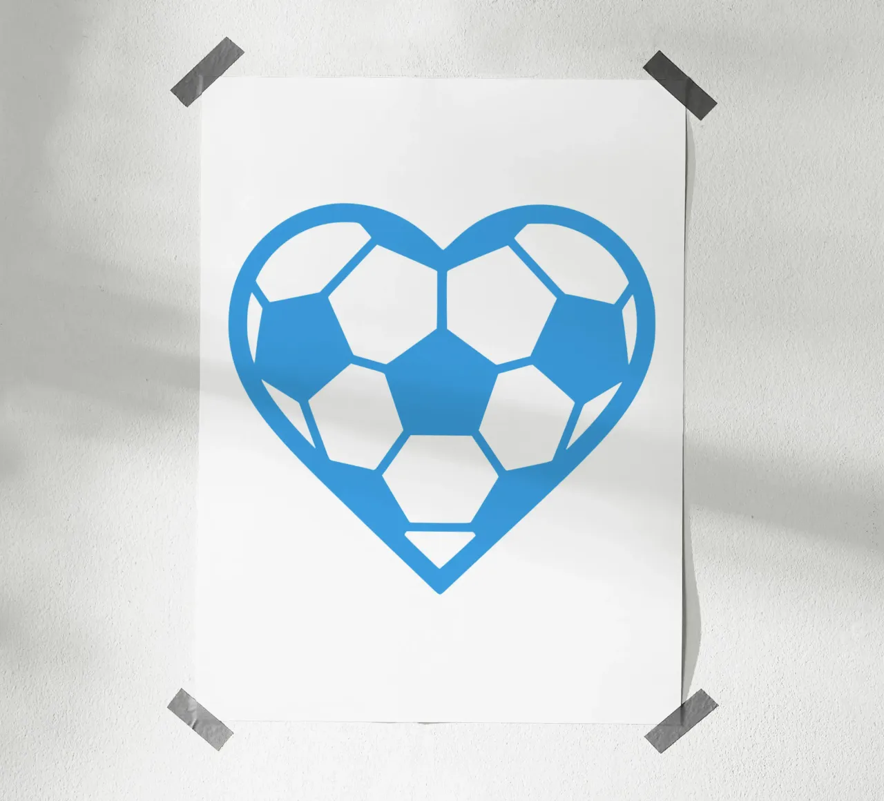 Cuore di calcio carta hahnemühle da LucernePictures