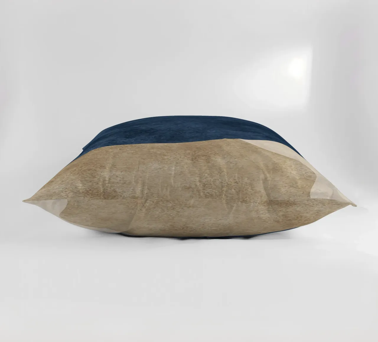 abstract boho blue wave cuscino da vintageshop