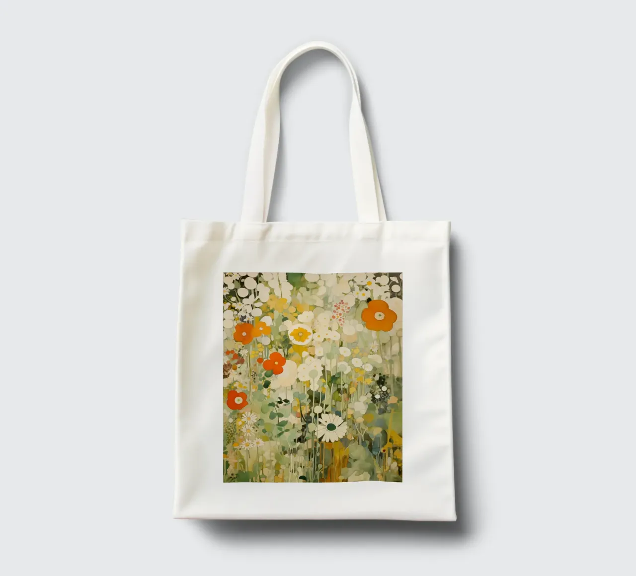 Fiori di primavera borsa in juta da Imagine
