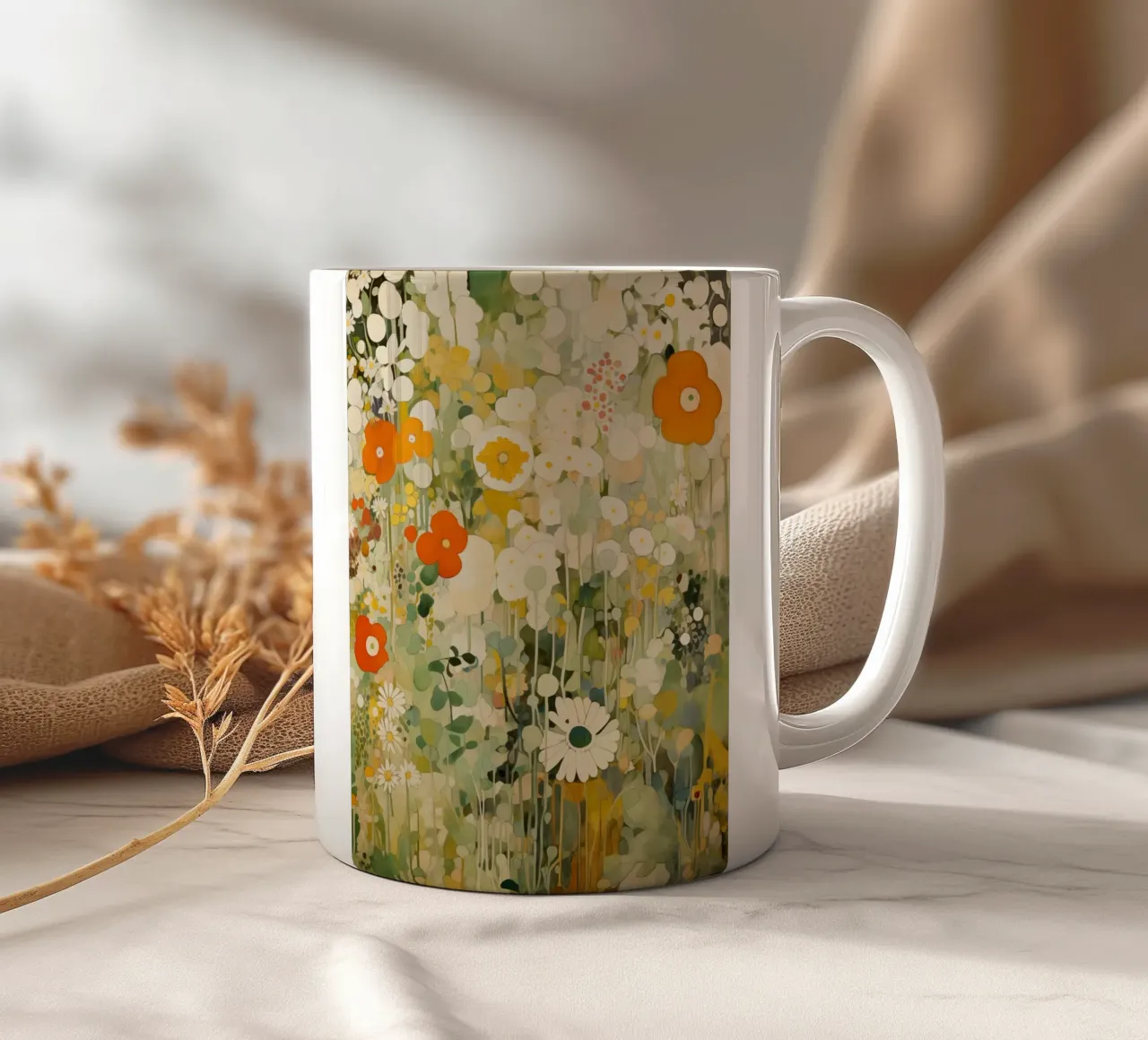 Fiori di primavera tazza in ceramica da Imagine