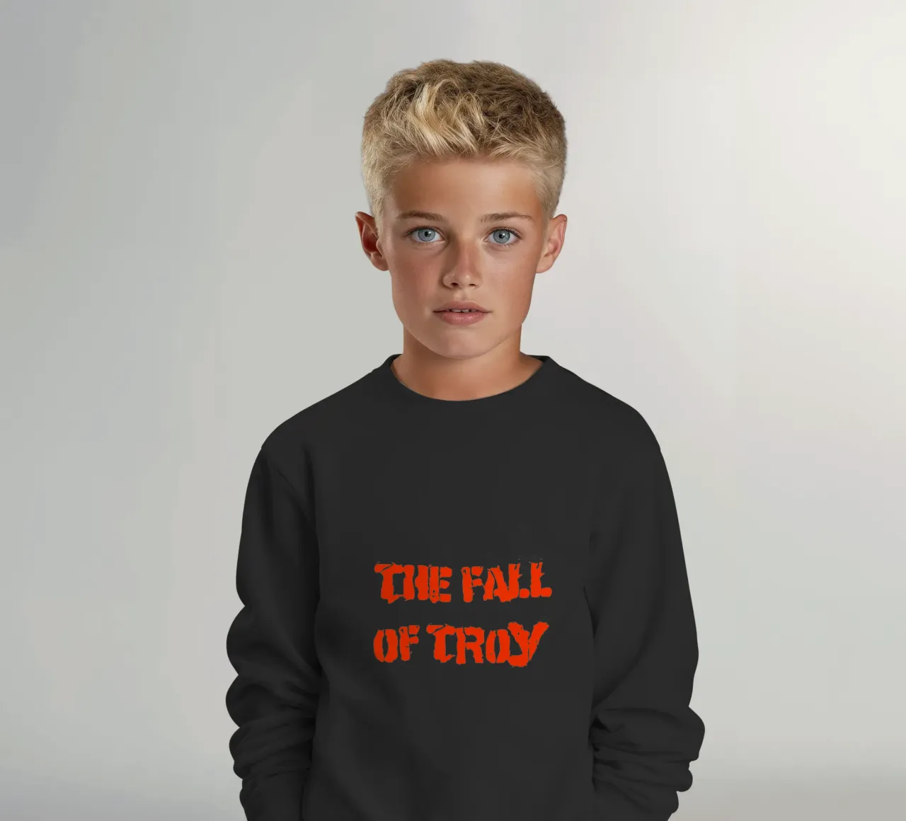 The Fall of Troy Font felpa bambino da MR.A