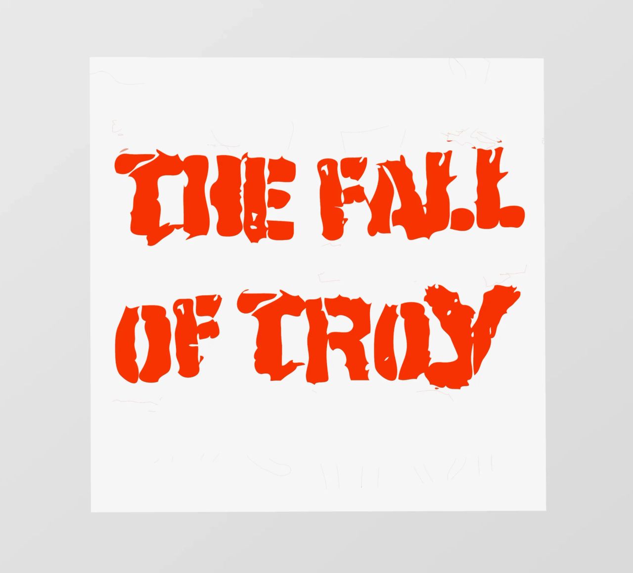 The Fall of Troy Font telo in pvc da MR.A