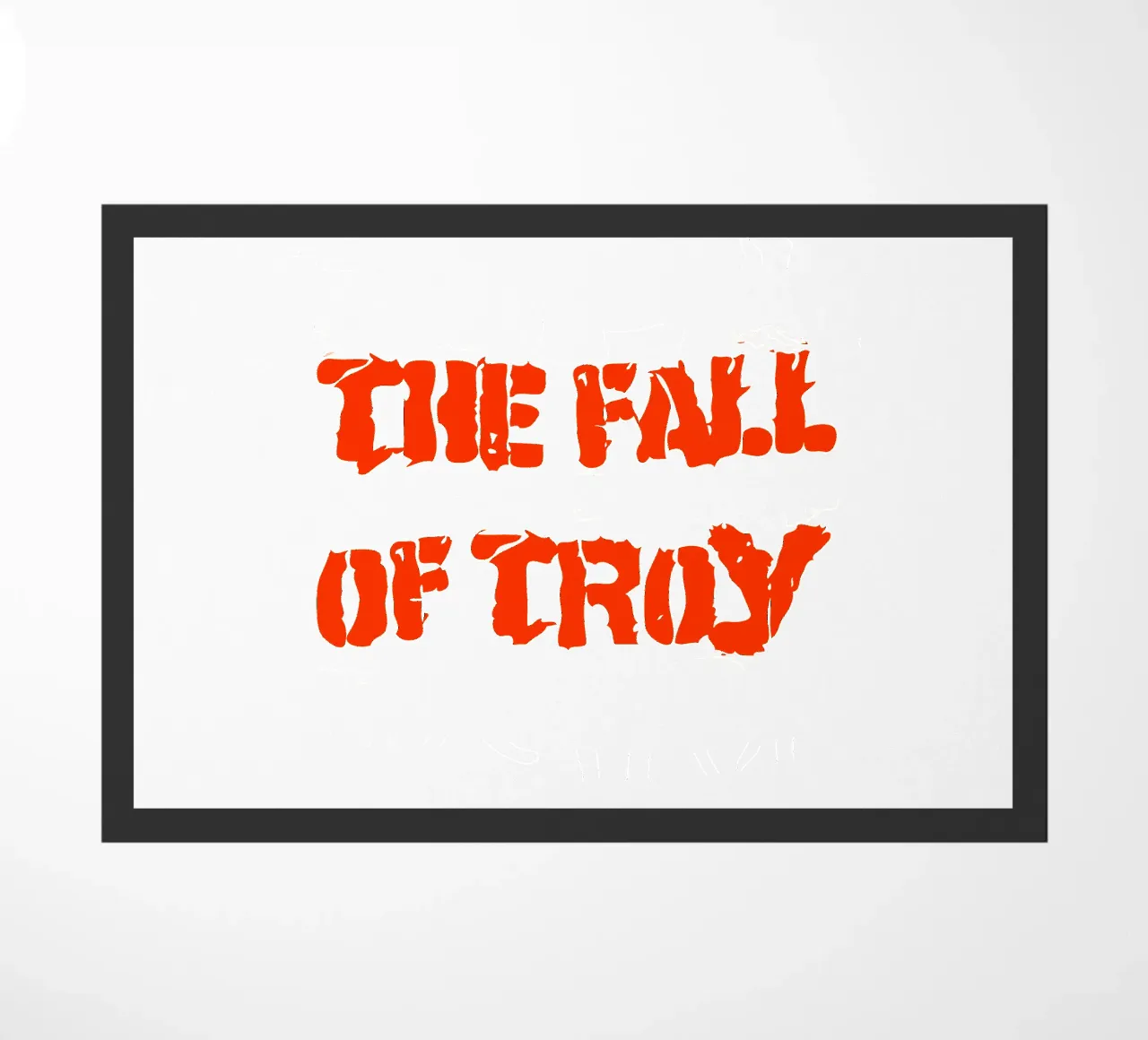 The Fall of Troy Font Fußmatte von MR.A