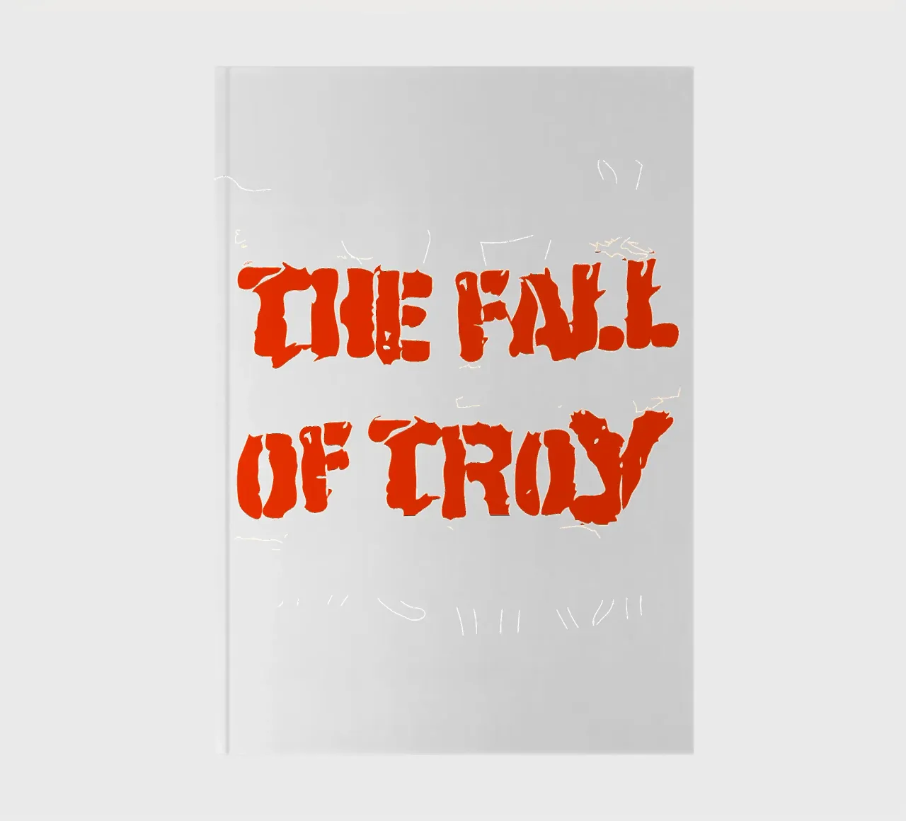 The Fall of Troy Font notebook by MR.A