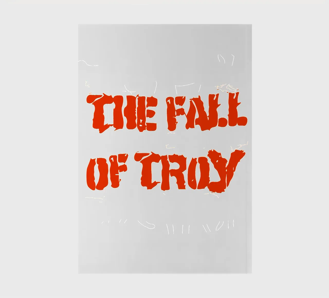 The Fall of Troy Font notebook by MR.A
