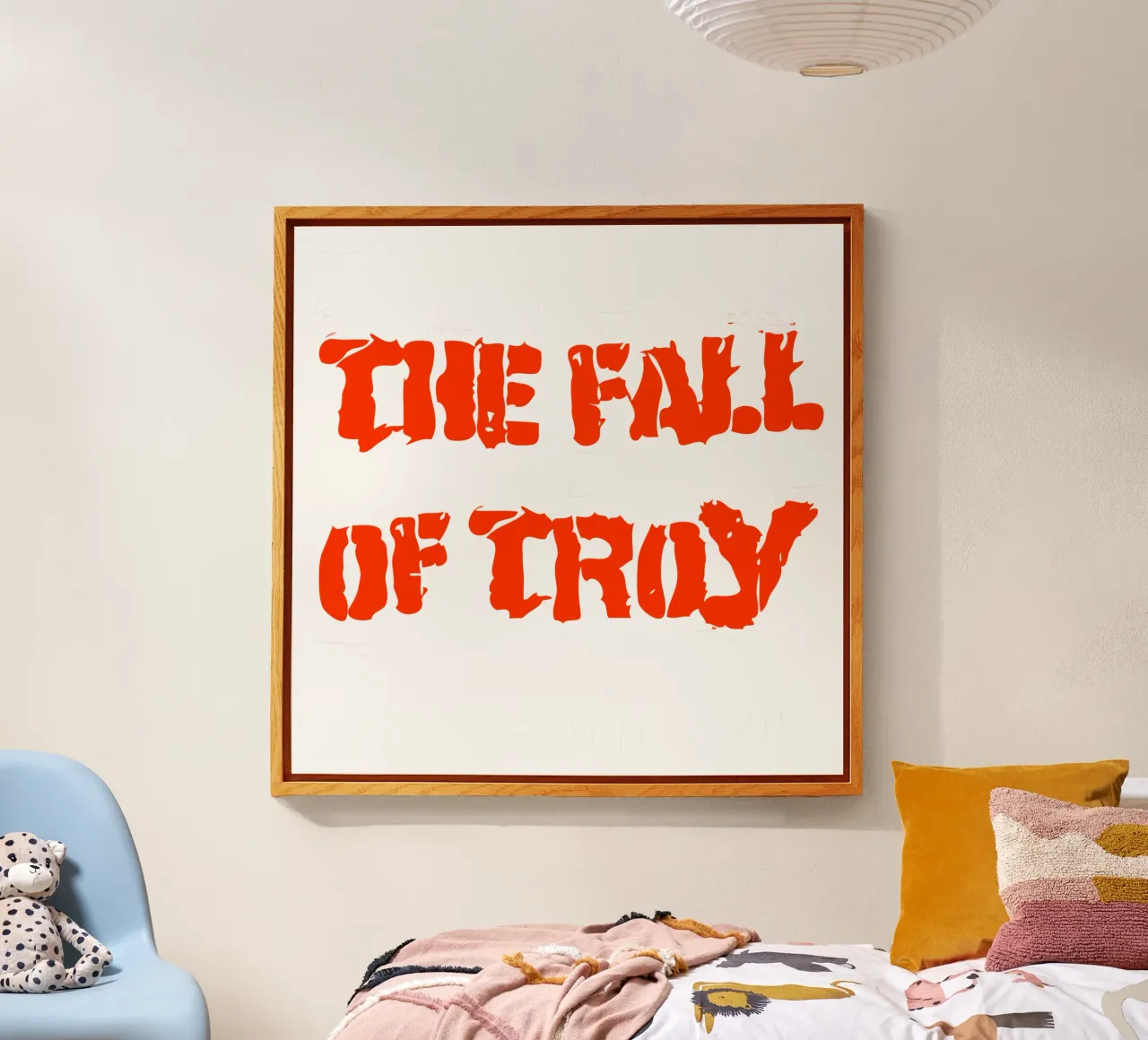 The Fall of Troy Font acrylic glass by MR.A