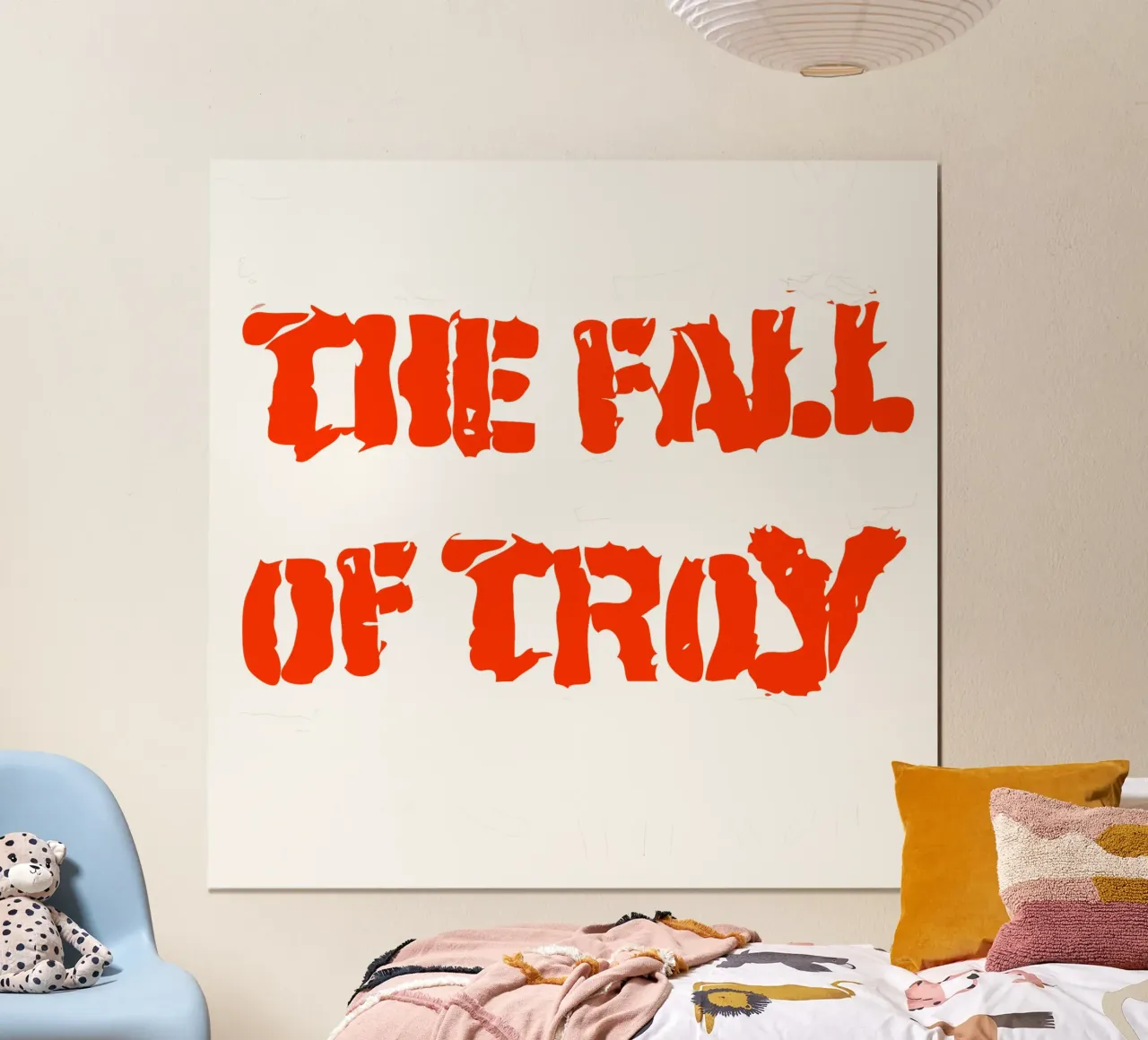 The Fall of Troy Font carta hahnemühle da MR.A