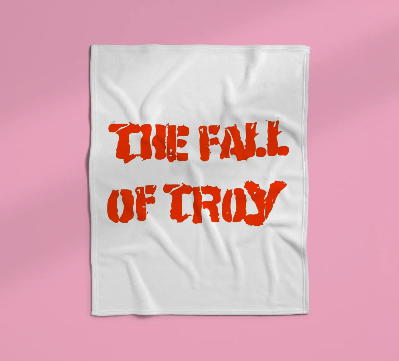 The Fall of Troy Font manta de franela de MR.A
