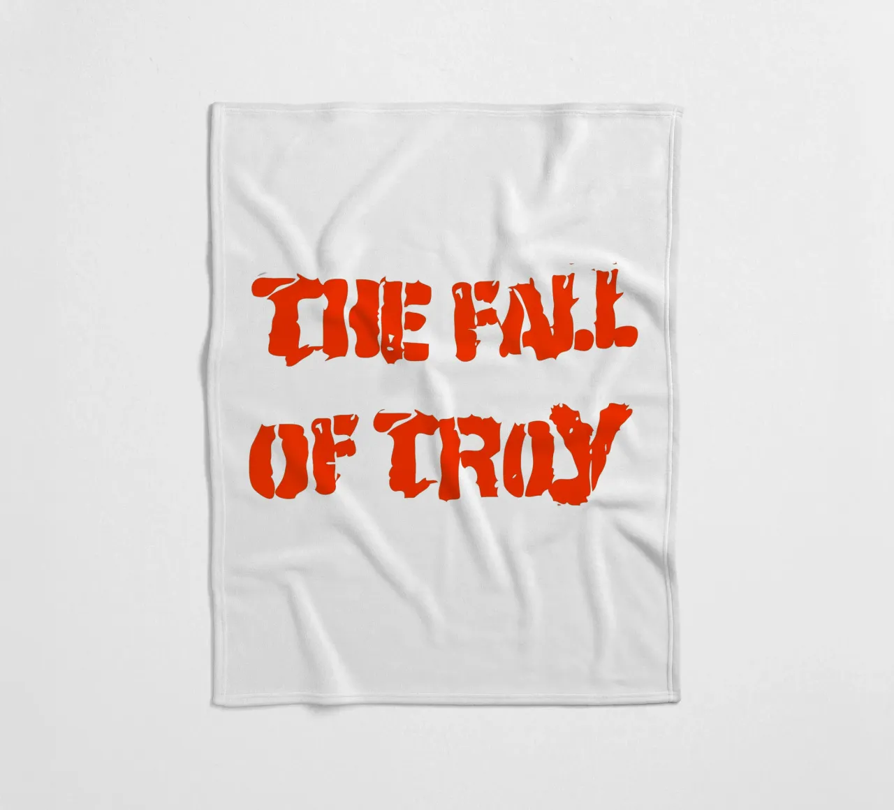 The Fall of Troy Font manta de franela de MR.A