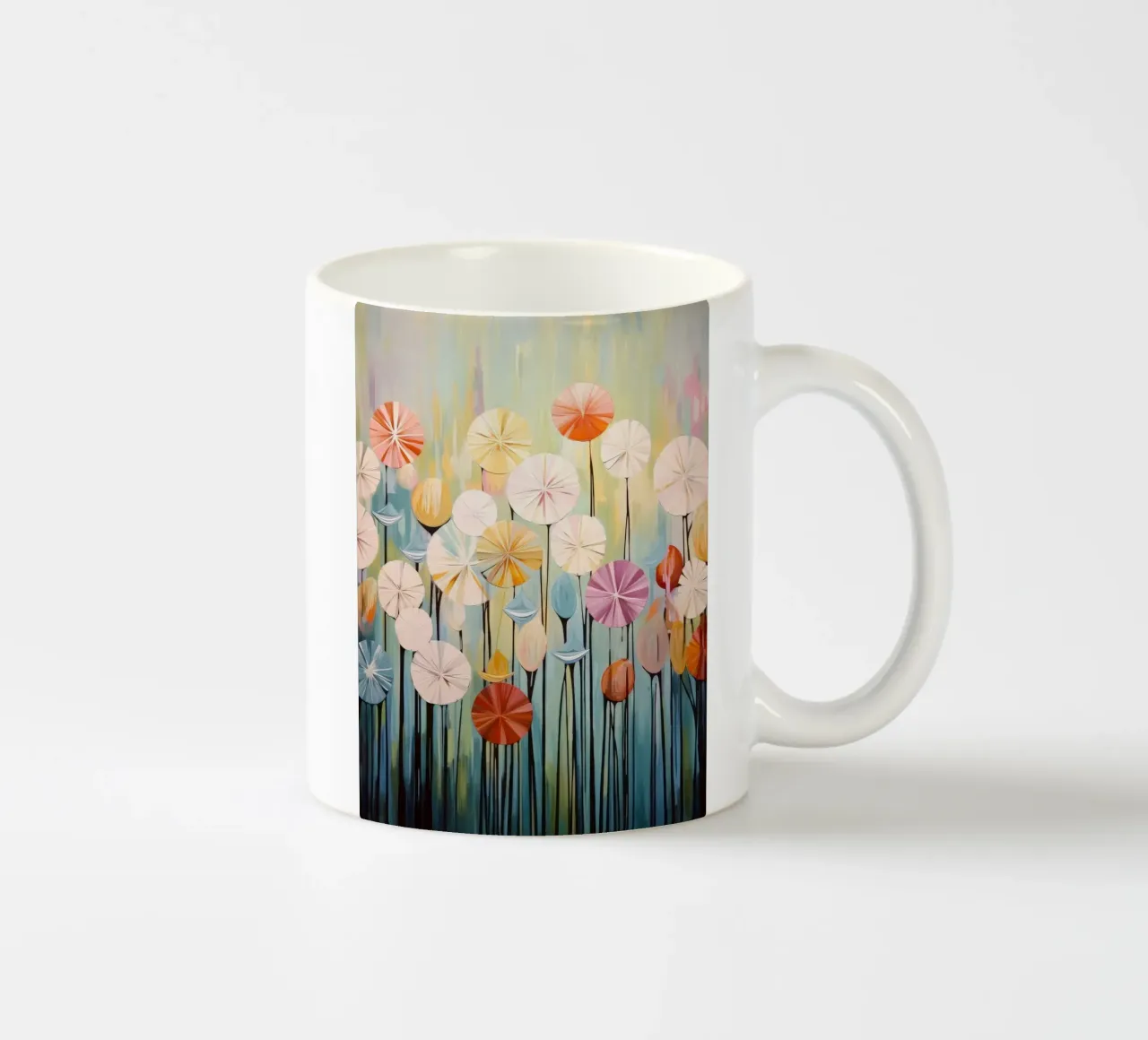 Fiori astratti tazza in ceramica da Imagine