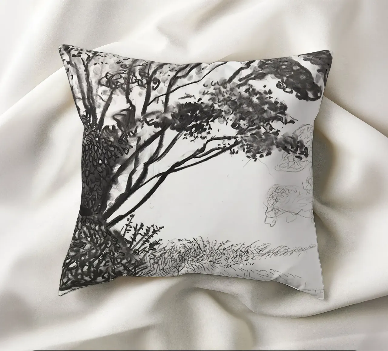 Kilham to Rudston decorative cushion by Danielshop