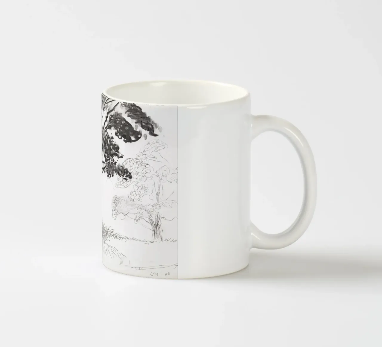 Kilham to Rudston ceramic mug by Danielshop