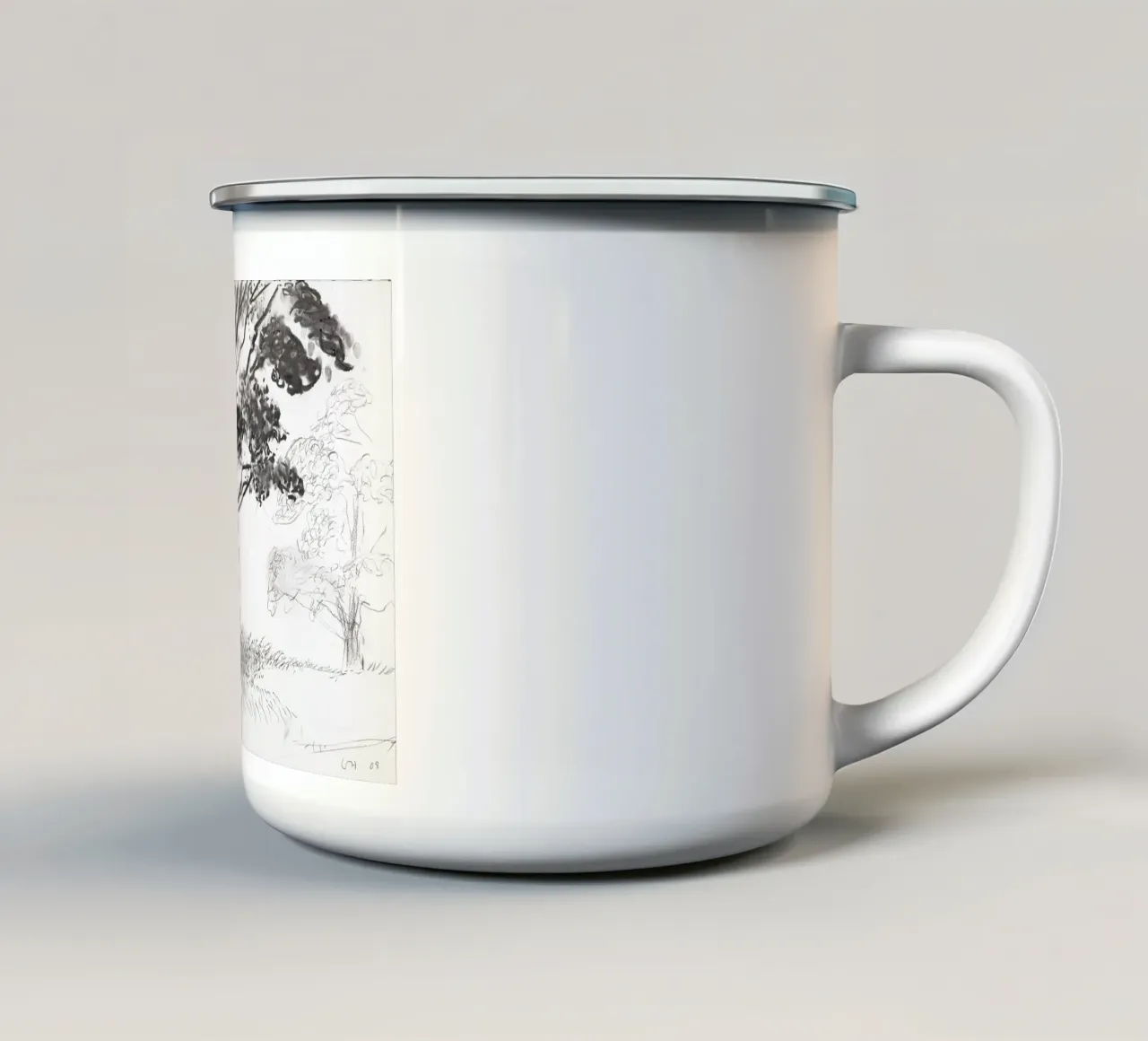 Da Kilham a Rudston tazza in smalto da Danielshop
