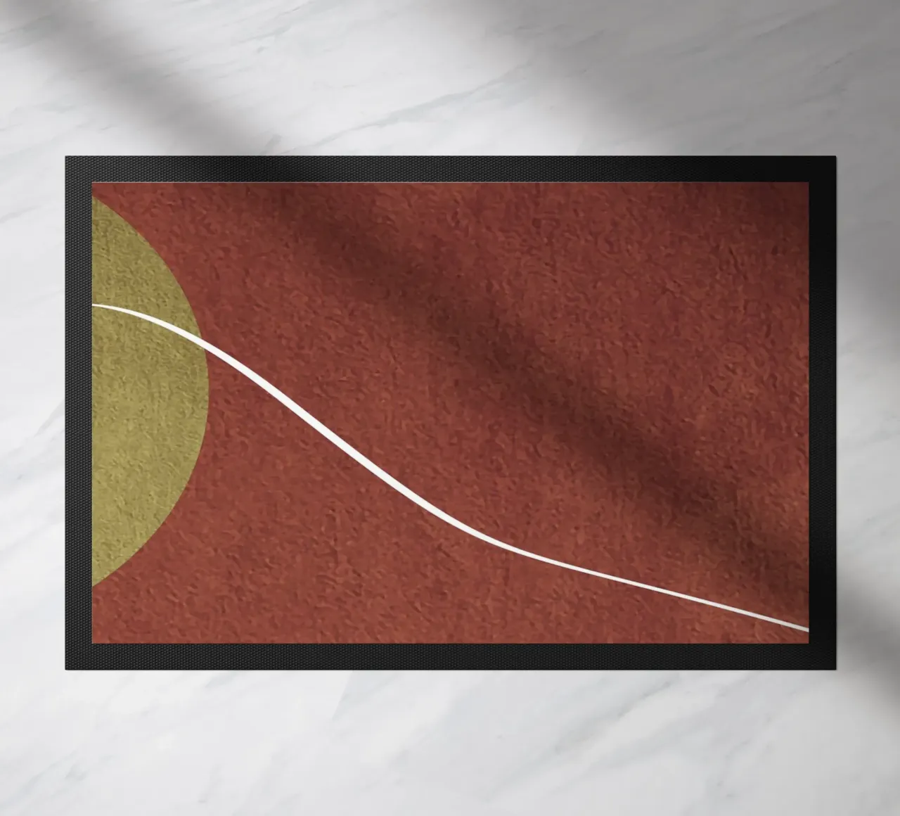 abstract boho terracotta zerbino da vintageshop