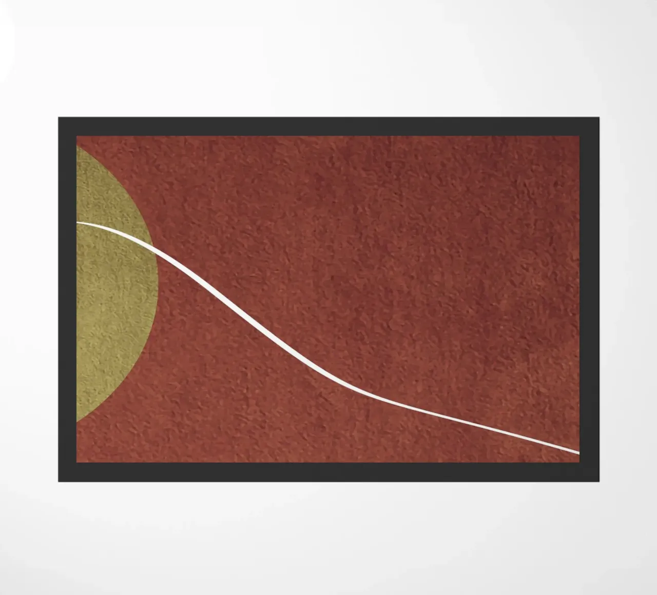 abstract boho terracotta zerbino da vintageshop