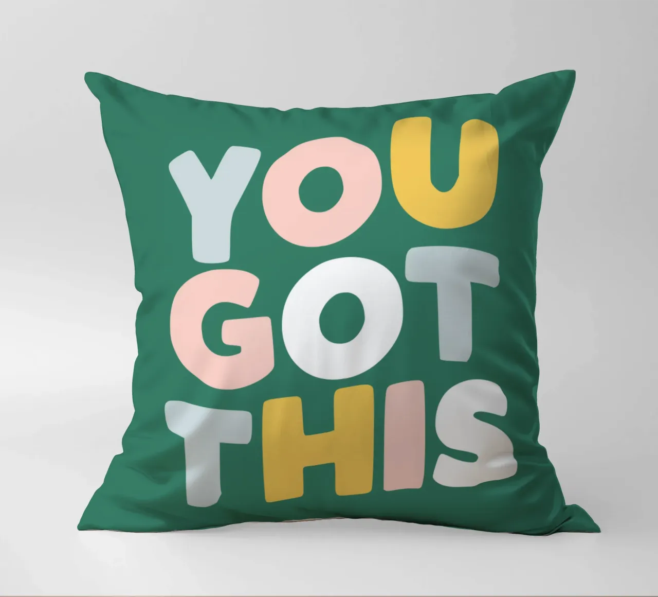 Du schaffst das Kissen von THE MOTIVATED TYPE