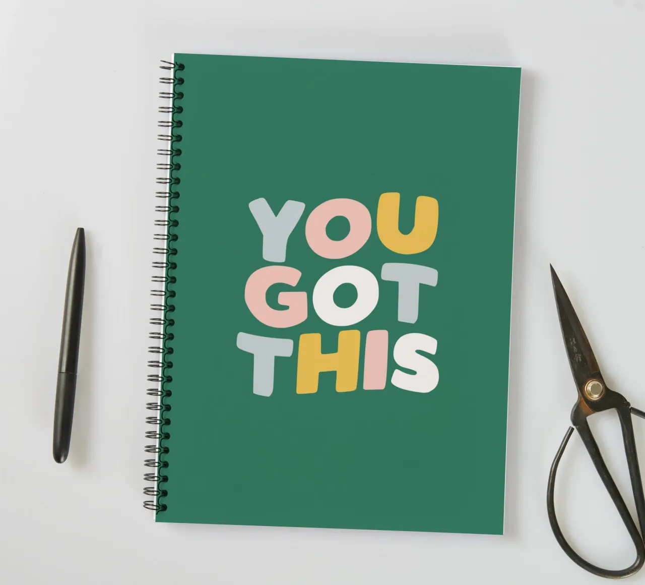 You Got This spiral notebook by THE MOTIVATED TYPE