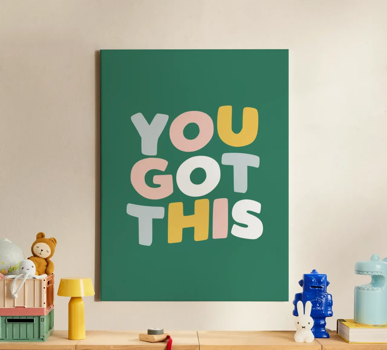 You Got This canvas by THE MOTIVATED TYPE