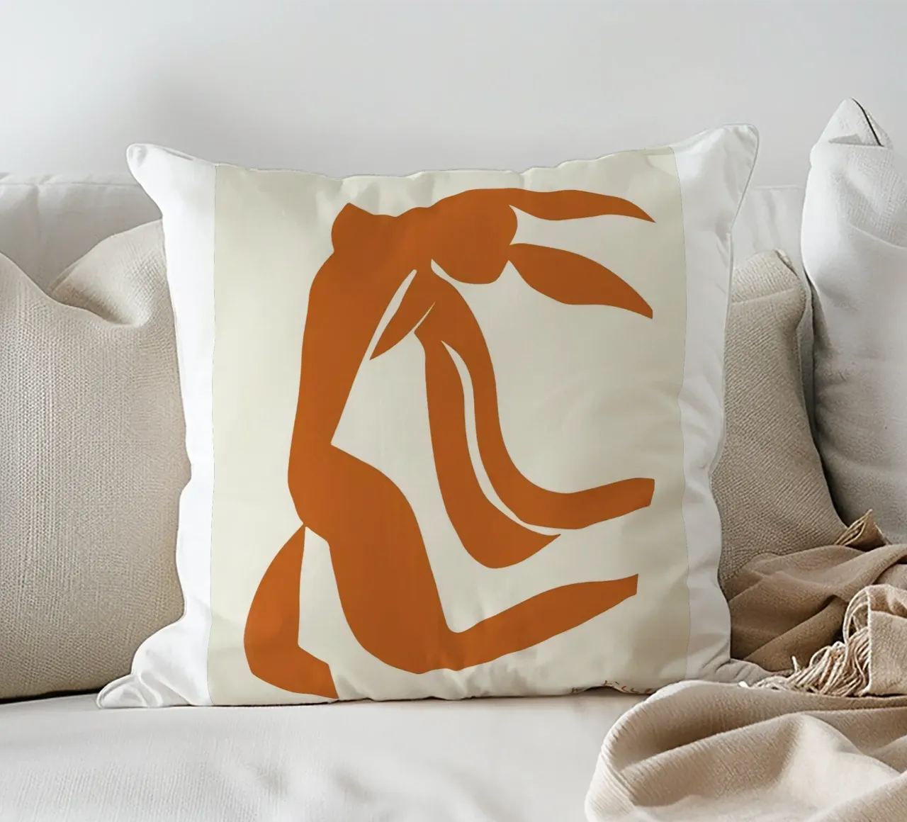Figura danzante I di Matisse cuscino da Mandy Gray