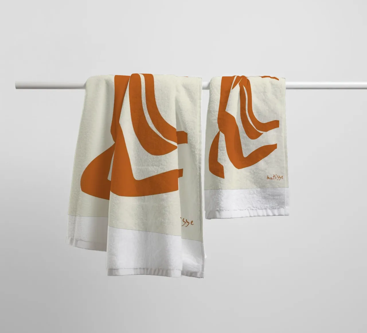 Dancing Figure I by Matisse towel by Mandy Gray