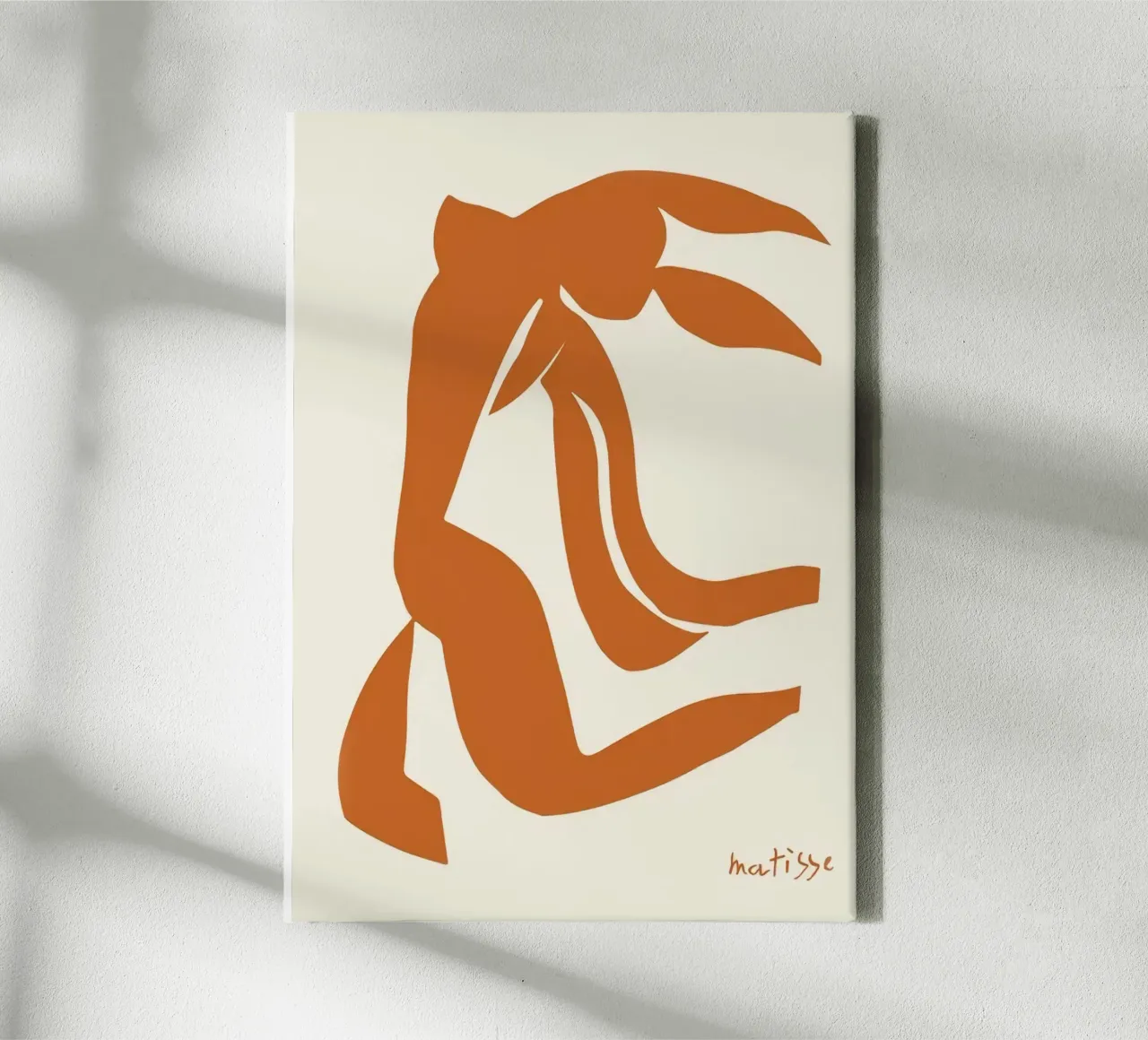 Dancing Figure I by Matisse canvas with Floater frame by Mandy Gray