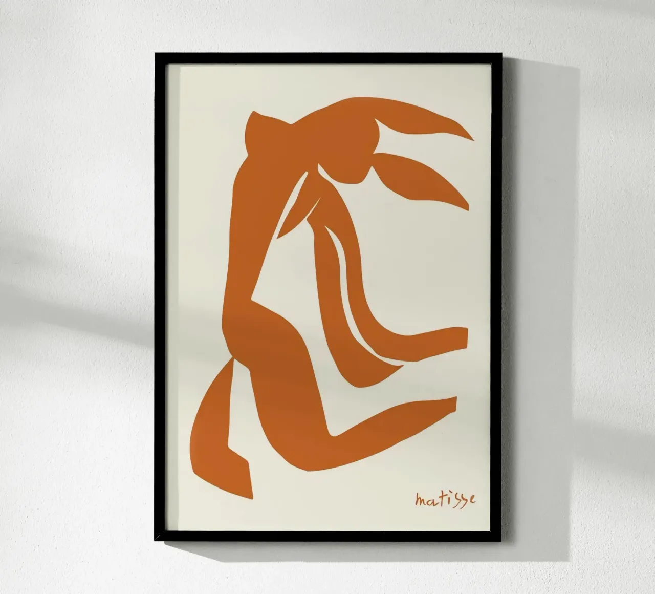 Figura danzante I di Matisse poster con telaio in alluminio da Mandy Gray